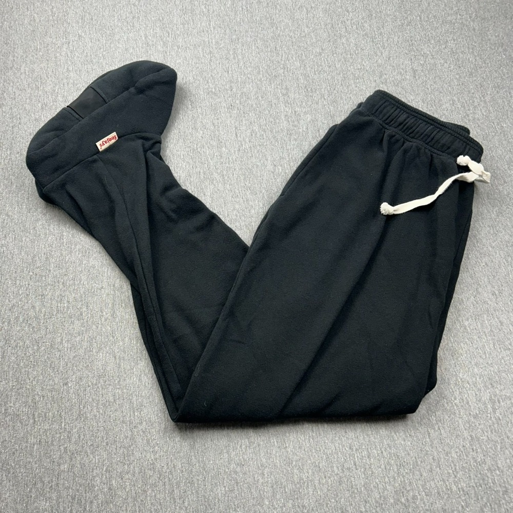 Feejays‎ Footie Sweatpants Mens XL Black Drawstring Loungewear KOD-890